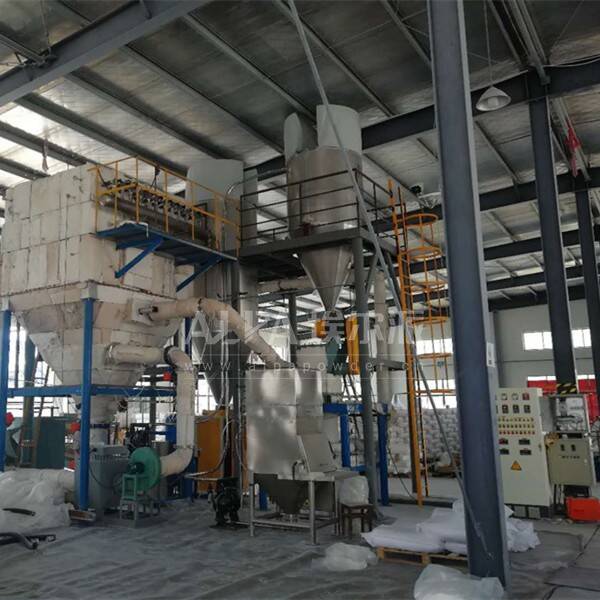 揚(yáng)州某硅材料公司 上線(xiàn)白炭黑超細(xì)加工設(shè)備S-MQW