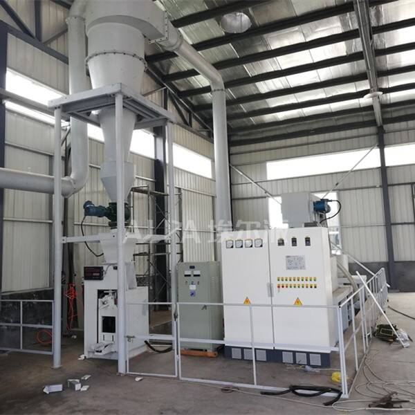 青島某環(huán)?？萍加邢薰?購(gòu)買油漆渣超微粉碎處理設(shè)備CSM1000